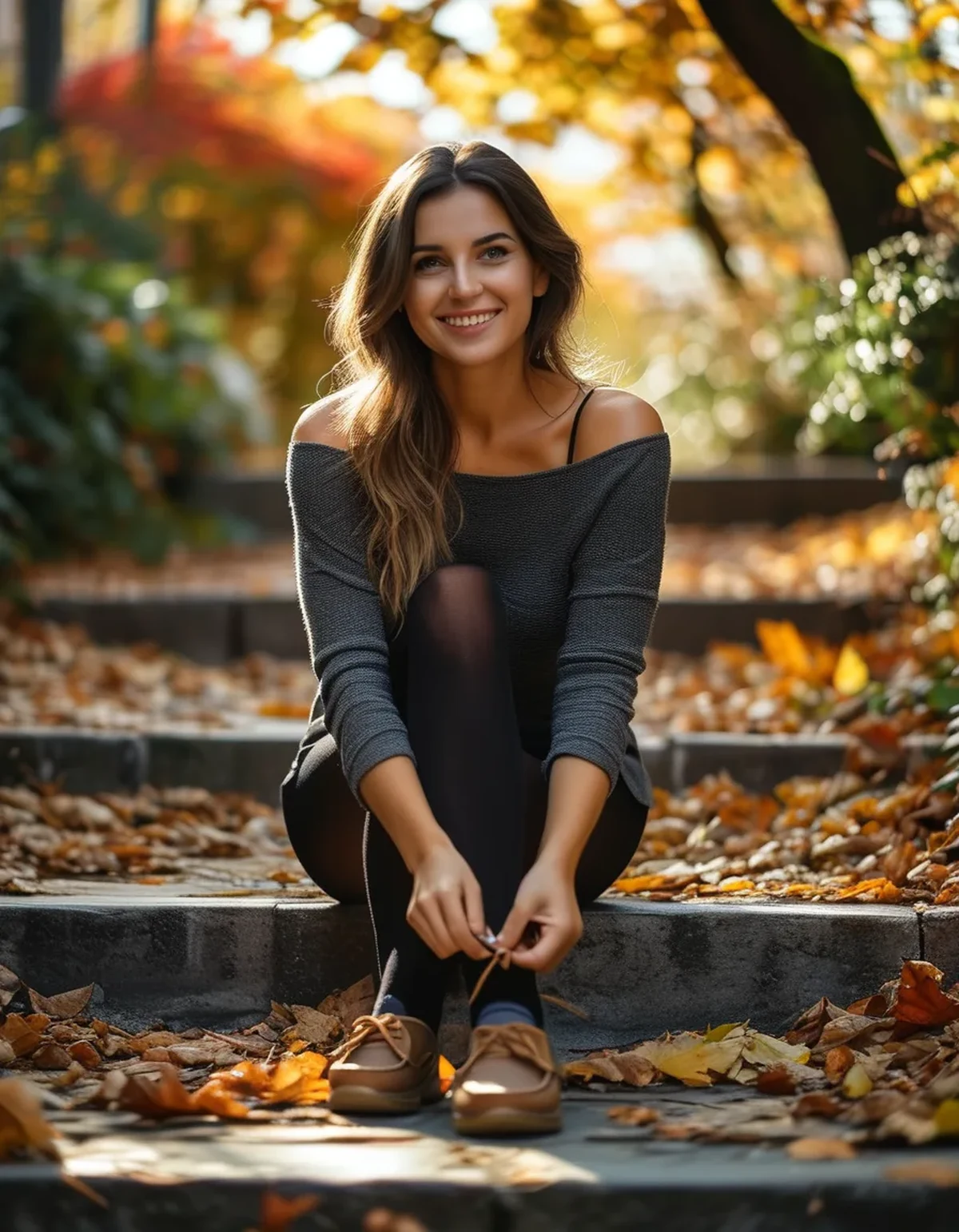 The Sock Decision That Makes or Breaks Ankle-Length Leggings in Fall