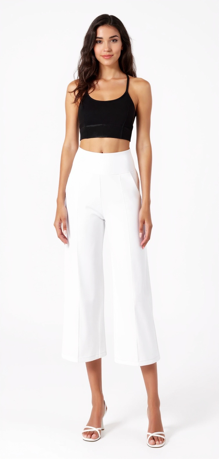 Capri Leggings in White — The Ankle Length Edit style look
